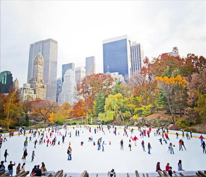 ice skating in Central Park NYC